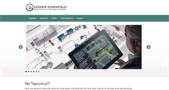 Desktop Screenshot of ekonsismuhendislik.com